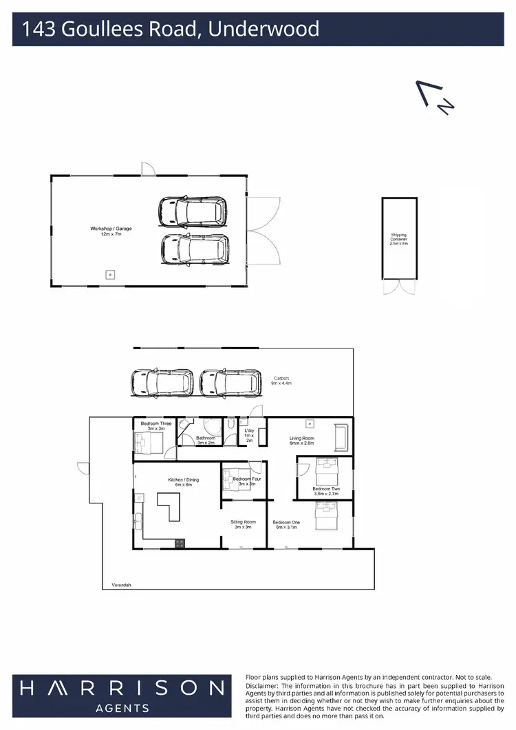 Floorplan of Homely house listing, 143 Goullees Road, Underwood TAS 7268
