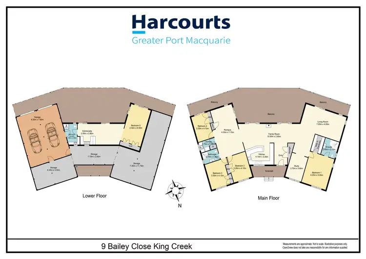 Floorplan of Homely rural property listing, 9 Bailey Close, King Creek NSW 2446