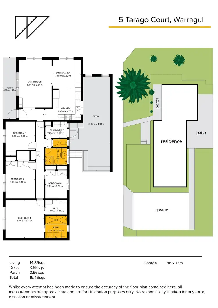Floorplan of Homely house listing, 5 Tarago Court, Warragul VIC 3820