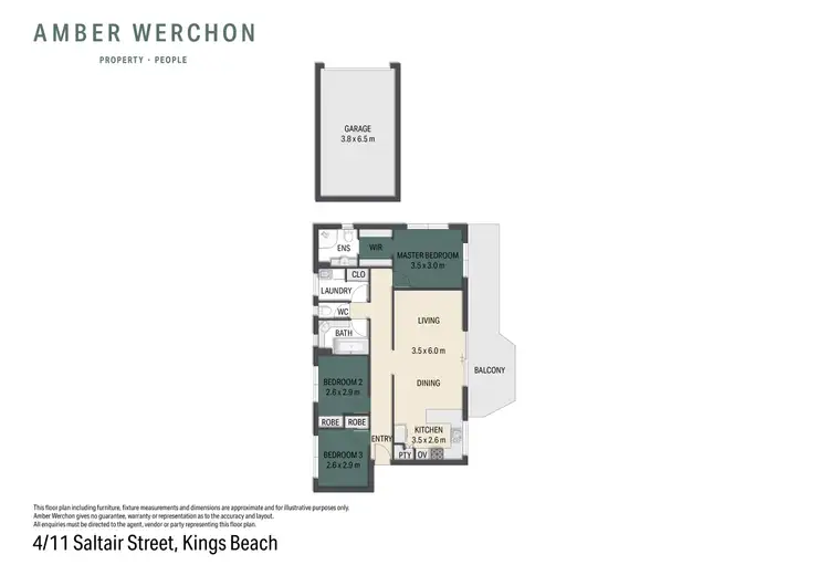 Floorplan of Homely unit listing, 4/11 Saltair Street, Kings Beach QLD 4551
