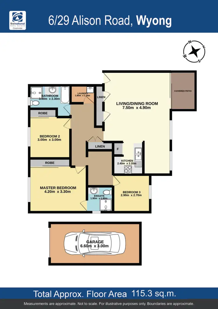 Floorplan of Homely unit listing, 6/29 Alison Road, Wyong NSW 2259
