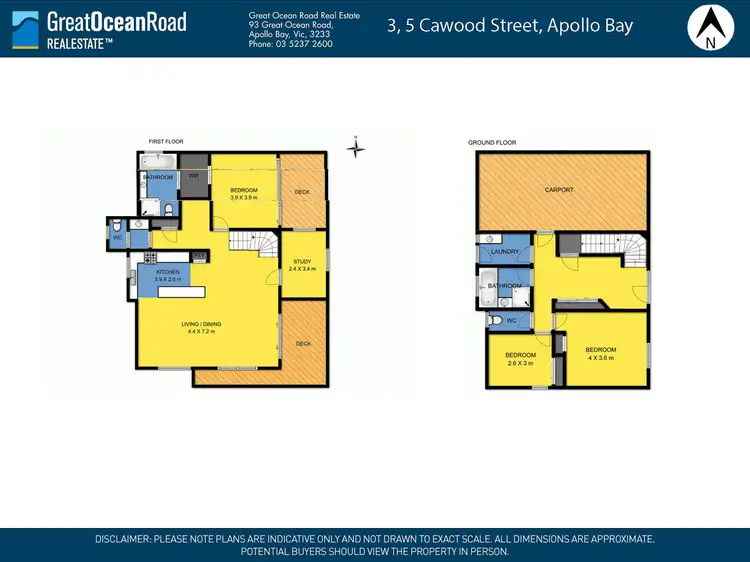 Floorplan of Homely house listing, 3/5 Cawood Street, Apollo Bay VIC 3233