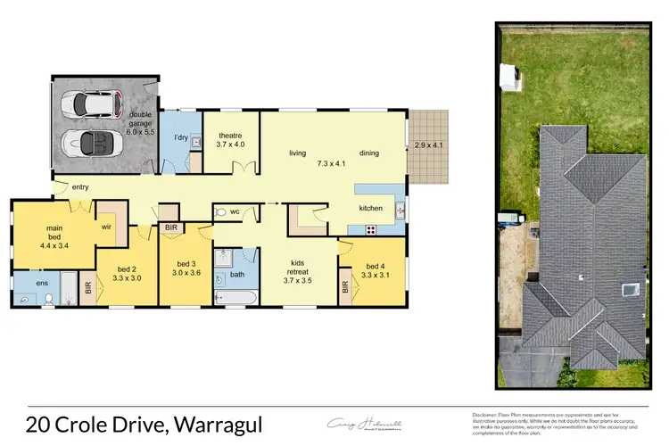 Floorplan of Homely house listing, 20 Crole Drive, Warragul VIC 3820
