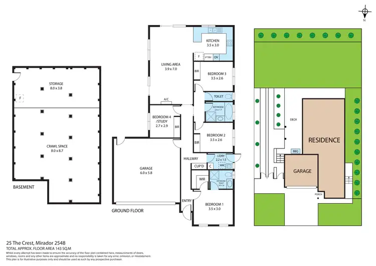 Floorplan of Homely house listing, 25 The Crest, Mirador NSW 2548
