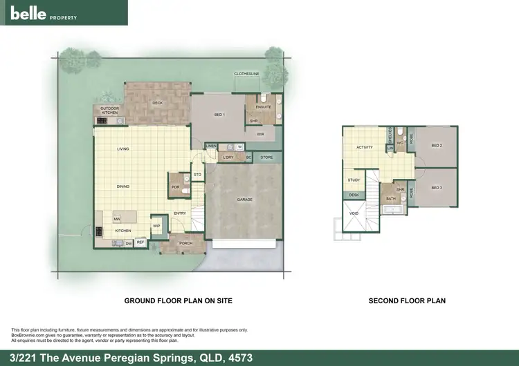 Floorplan of Homely townhouse listing, 3/221 The Avenue, Peregian Springs QLD 4573