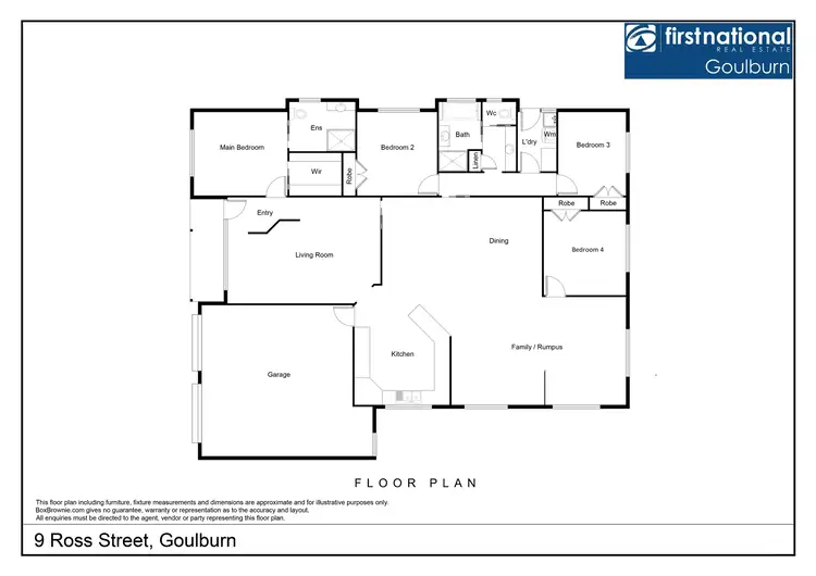 Floorplan of Homely house listing, 9 Ross Street, Goulburn NSW 2580