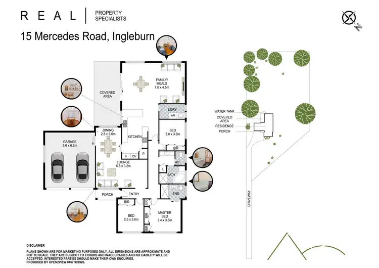 Floorplan of Homely house listing, 15 Mercedes Road, Ingleburn NSW 2565