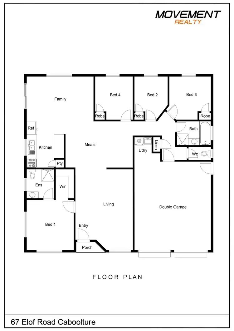 Floorplan of Homely house listing, 67 Elof Road, Caboolture QLD 4510
