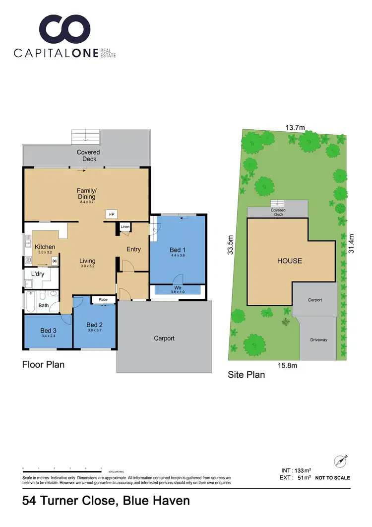 Floorplan of Homely house listing, 54 Turner Close, Blue Haven NSW 2262