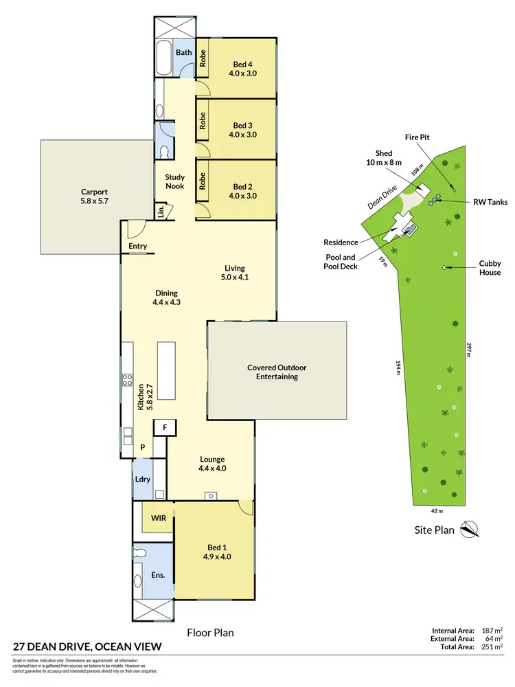 Floorplan of Homely house listing, 27 Dean Drive, Ocean View QLD 4521