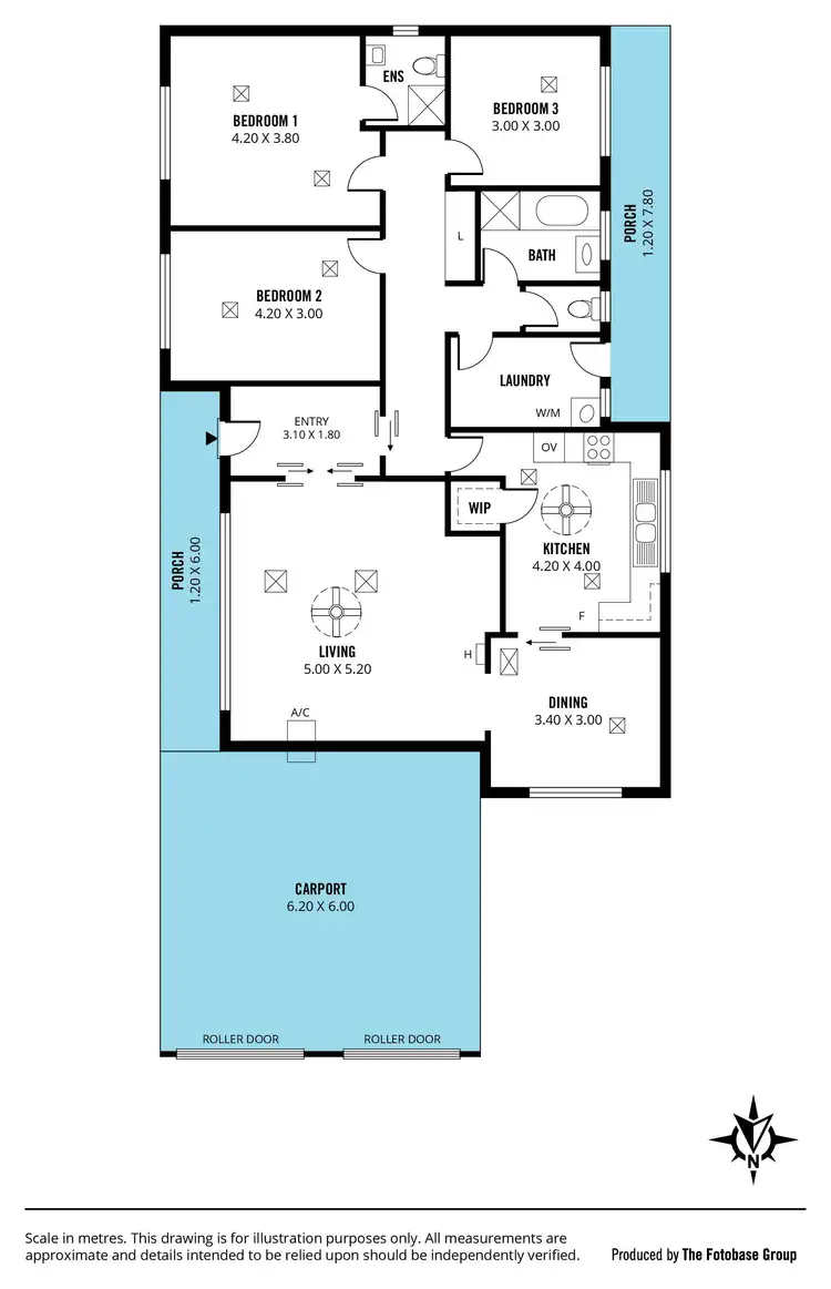Floorplan of Homely house listing, 38 Doctors Road, Hackham SA 5163