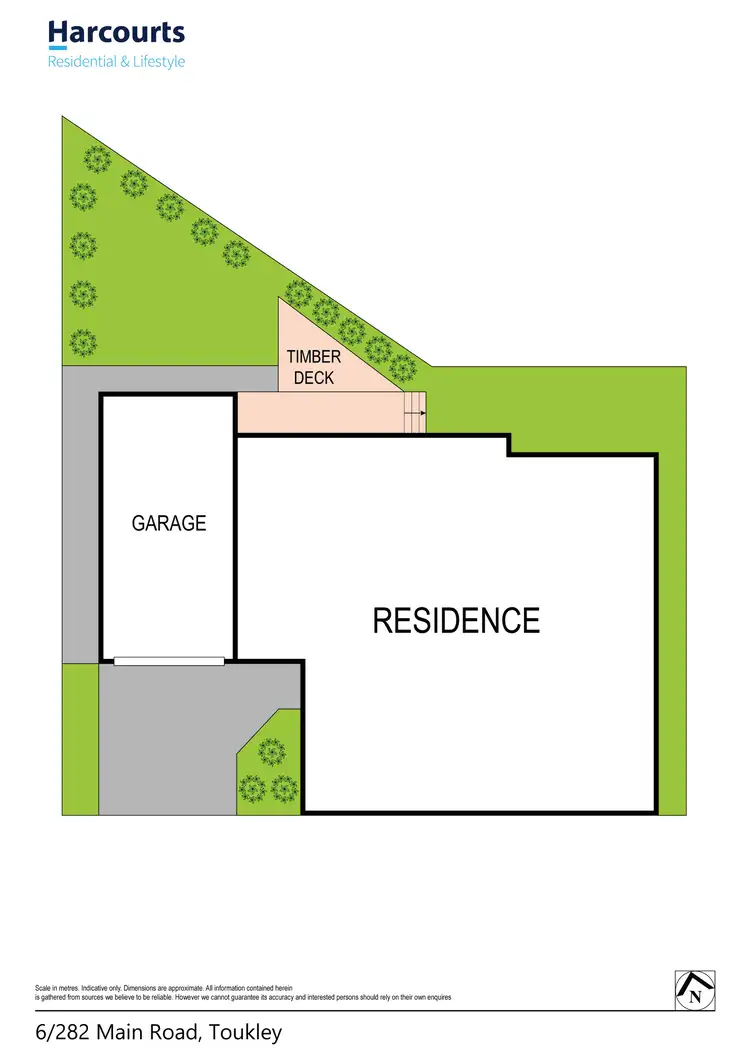 Floorplan of Homely unit listing, 6/282 Main Road, Toukley NSW 2263