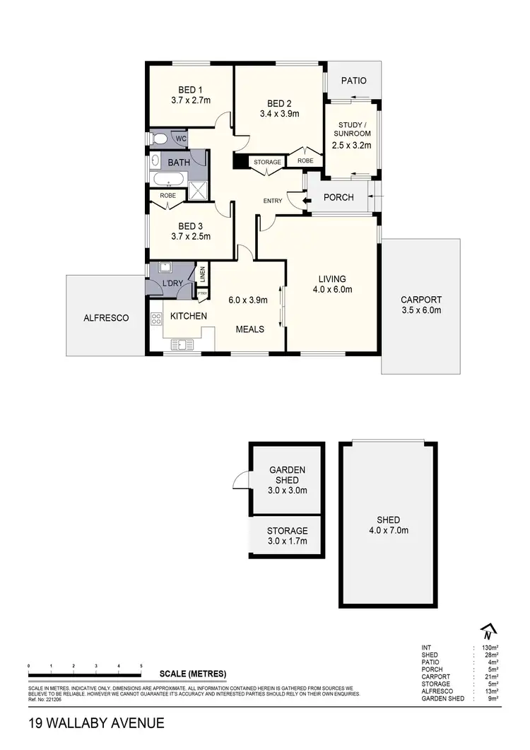 Floorplan of Homely house listing, 19 Wallaby Avenue, Kangaroo Flat VIC 3555