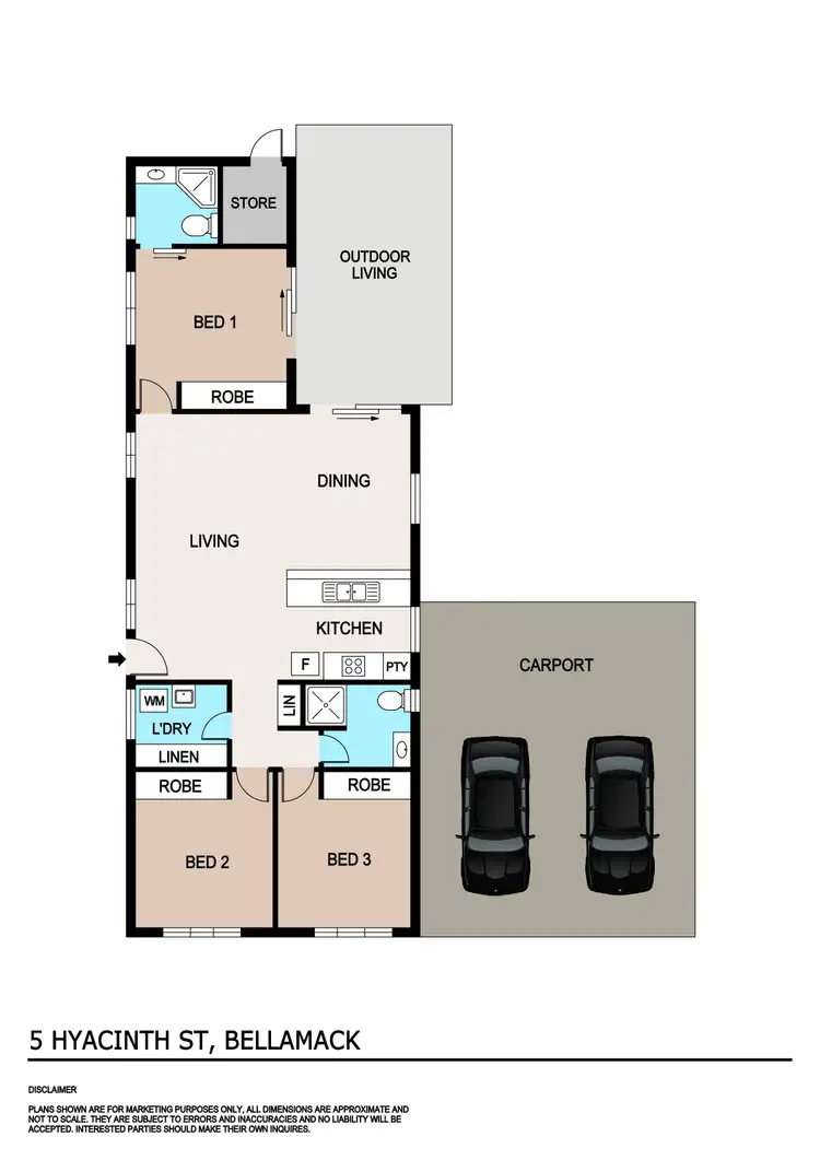 Floorplan of Homely house listing, 5 Hyacinth Street, Bellamack NT 832