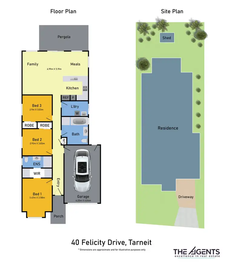 Floorplan of Homely house listing, 40 Felicity Drive, Tarneit VIC 3029