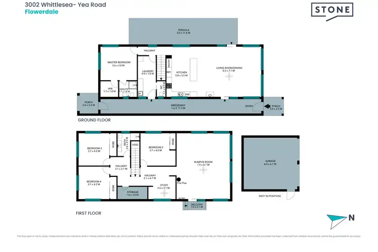 Floorplan of Homely house listing, 3002 Whittlesea-Yea Road, Flowerdale VIC 3717