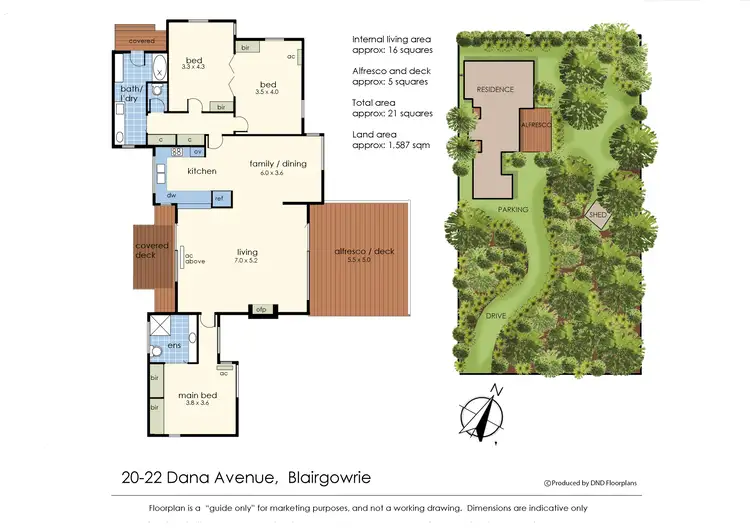 Floorplan of Homely house listing, 20 - 22 Dana Avenue, Blairgowrie VIC 3942