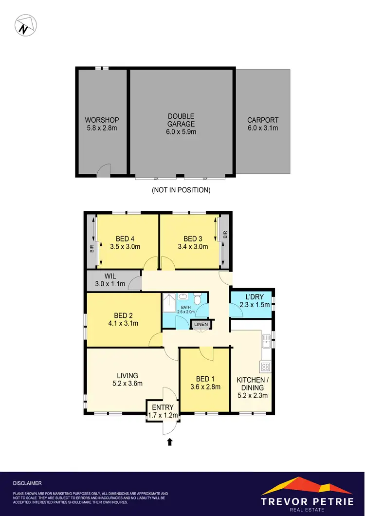 Floorplan of Homely house listing, 1274 Grevillea Road, Wendouree VIC 3355