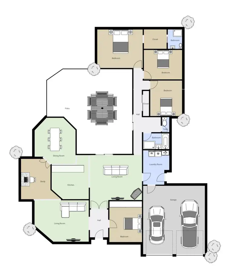 Floorplan of Homely house listing, 37 Kiaman Close, Bushfield VIC 3281