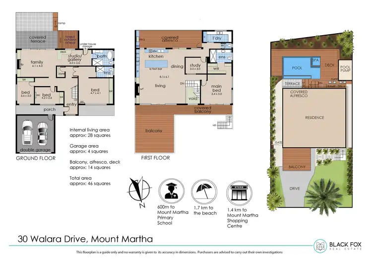 Floorplan of Homely house listing, 30 Walara Drive, Mount Martha VIC 3934