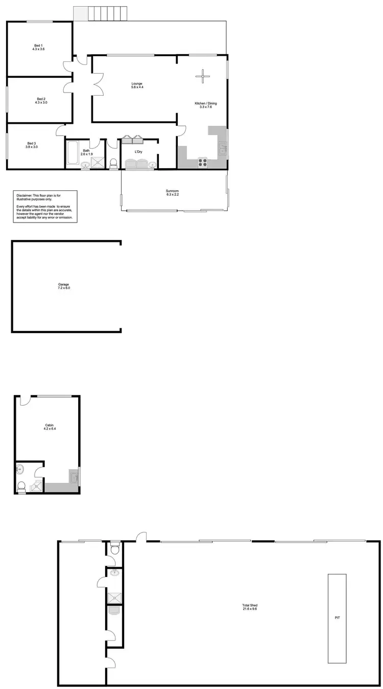Floorplan of Homely house listing, 115 Flinders Highway, Port Lincoln SA 5606