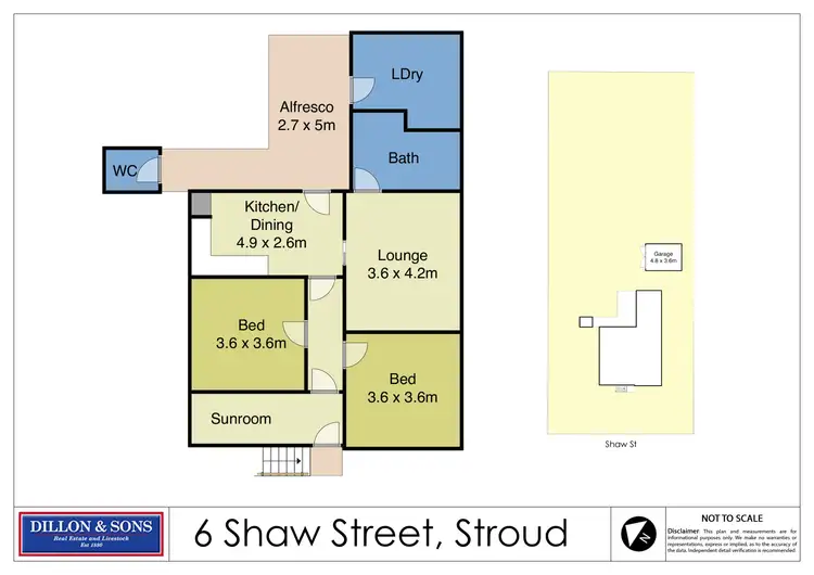 Floorplan of Homely house listing, 6 Shaw Street, Stroud NSW 2425