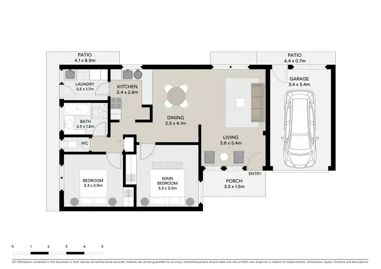 Floorplan of Homely unit listing, 2/643 Keene Street, East Albury NSW 2640