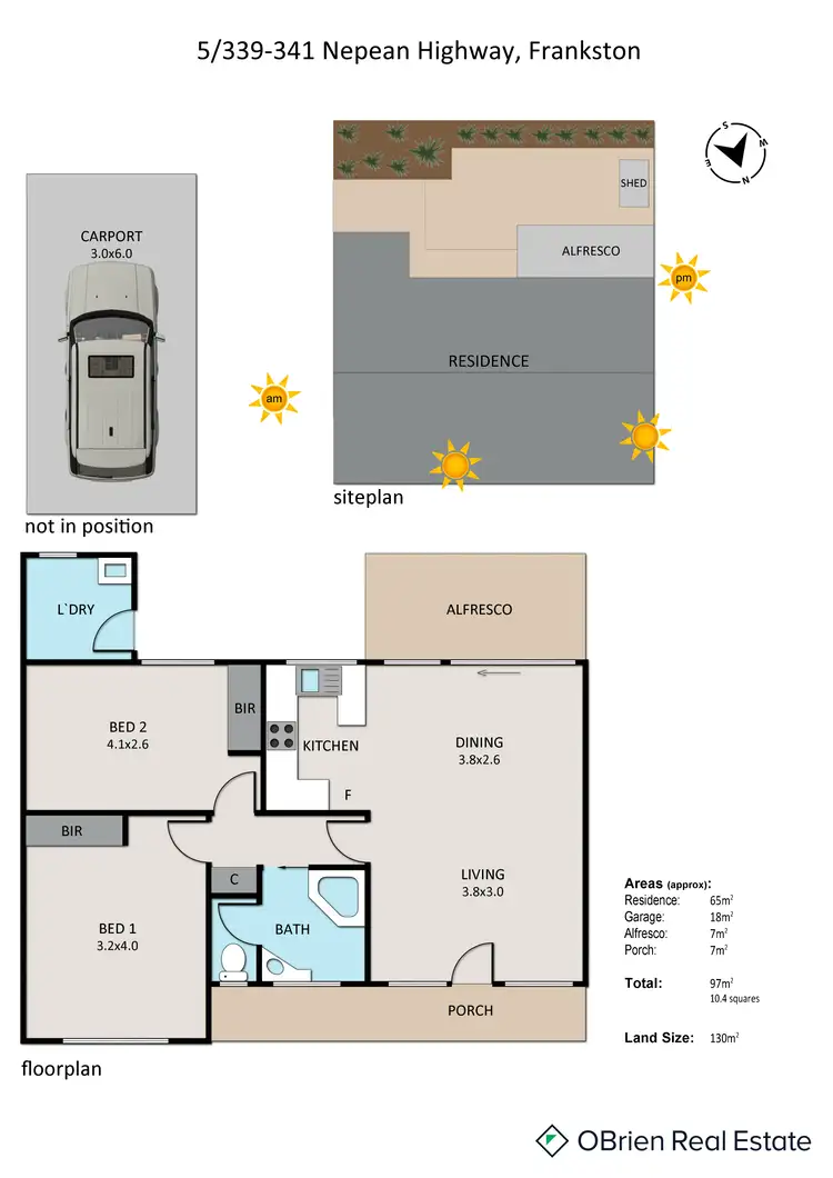 Floorplan of Homely unit listing, 5/339-341 Nepean Highway, Frankston VIC 3199