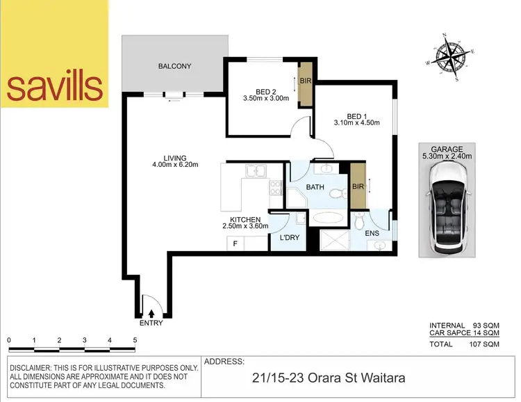 Floorplan of Homely apartment listing, 21/15-23 Orara Street, Waitara NSW 2077