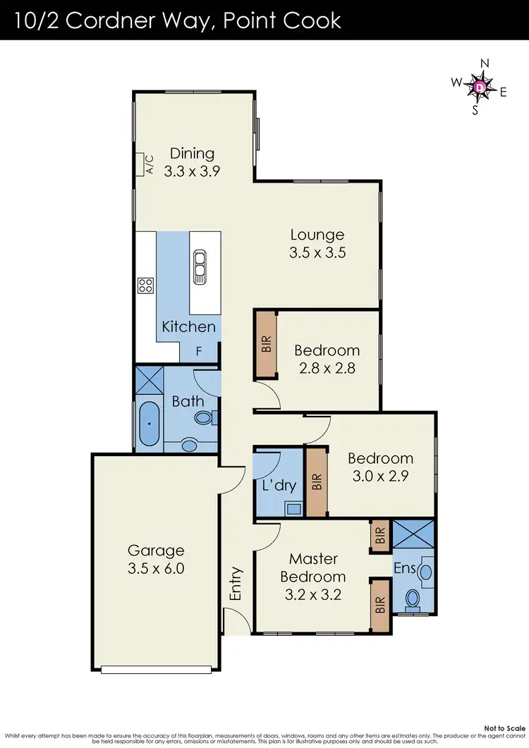 Floorplan of Homely house listing, 10/2 Cornder Way, Point Cook VIC 3030