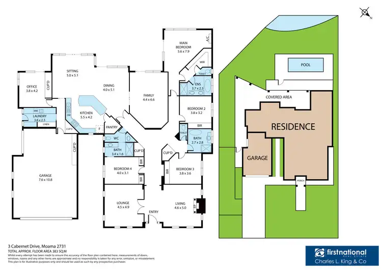 Floorplan of Homely house listing, 3 Cabernet Drive, Moama NSW 2731