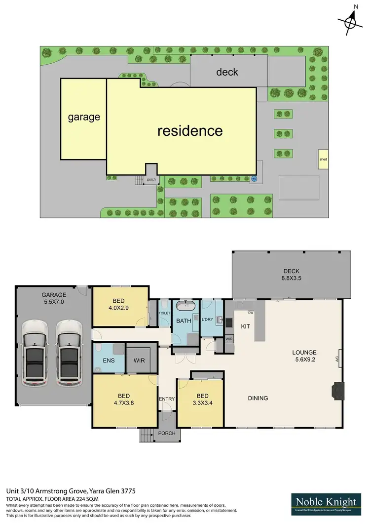 Floorplan of Homely unit listing, 3/10 Armstrong Grove, Yarra Glen VIC 3775