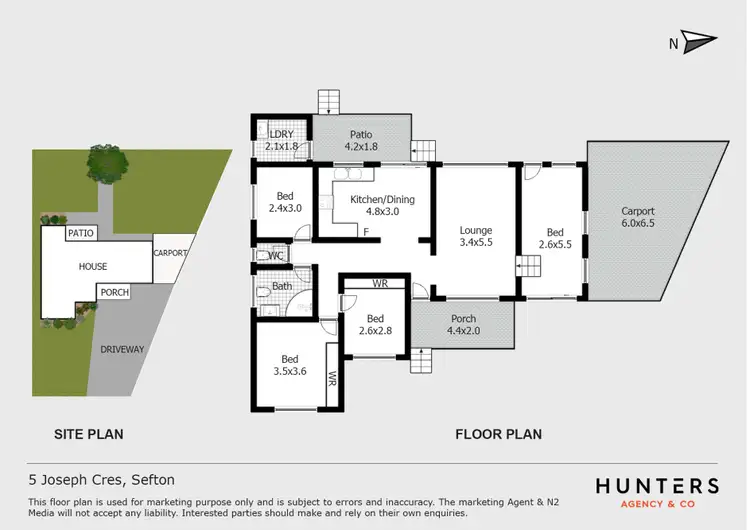 Floorplan of Homely house listing, 5 Joseph Crescent, Sefton NSW 2162