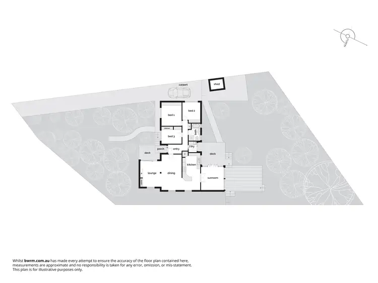 Floorplan of Homely house listing, 3 Eldon Place, Lyons ACT 2606