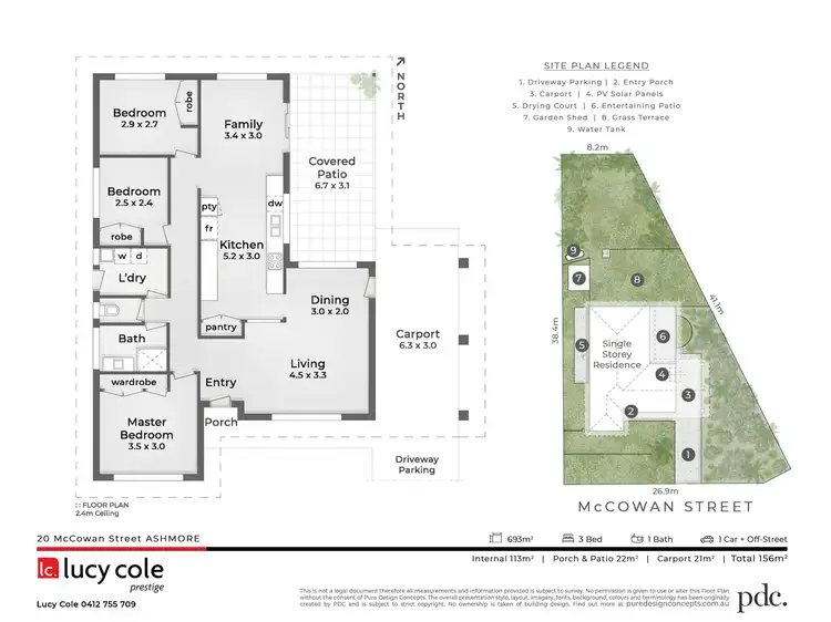 Floorplan of Homely house listing, 20 McCowan Street, Ashmore QLD 4214