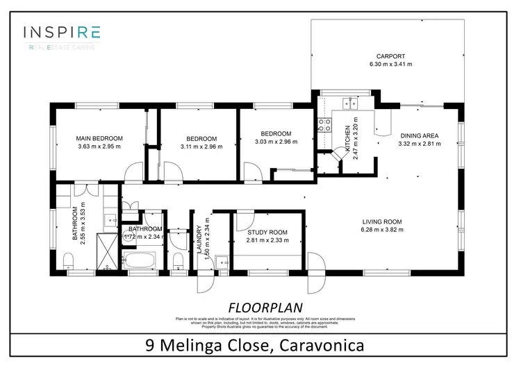 Floorplan of Homely house listing, 9 Melinga Close, Caravonica QLD 4878