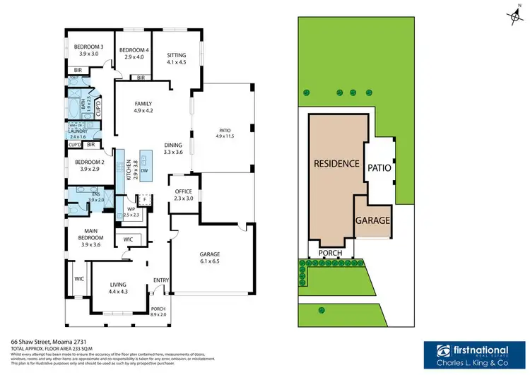 Floorplan of Homely house listing, 66 Shaw Street, Moama NSW 2731