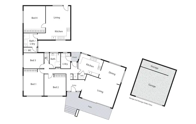 Floorplan of Homely house listing, 6 Coghlan Street, Chifley ACT 2606