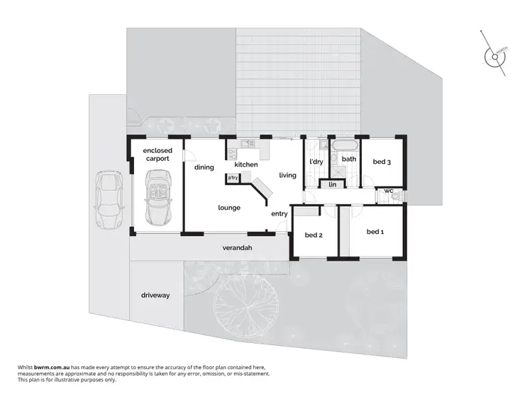 Floorplan of Homely townhouse listing, 16 Jondol Place, Isabella Plains ACT 2905