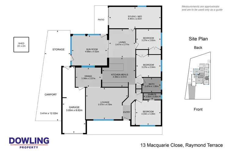 Floorplan of Homely house listing, 13 Macquarie Close, Raymond Terrace NSW 2324