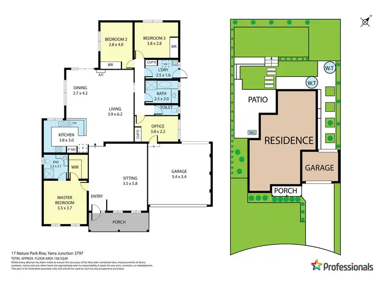 Floorplan of Homely house listing, 17 Nature Park Rise, Yarra Junction VIC 3797
