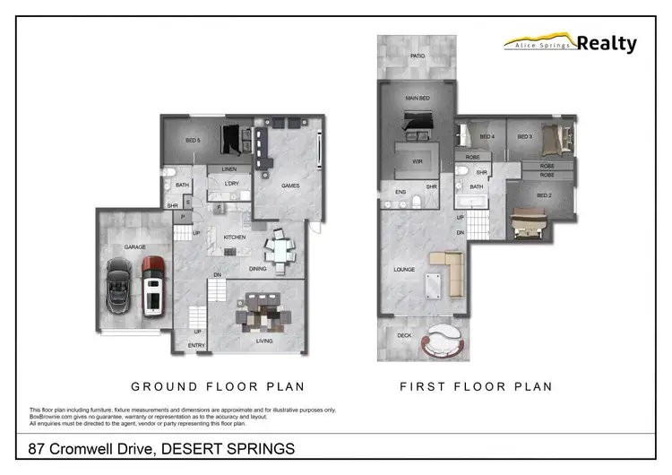 Floorplan of Homely house listing, 87 Cromwell Drive, Desert Springs NT 870
