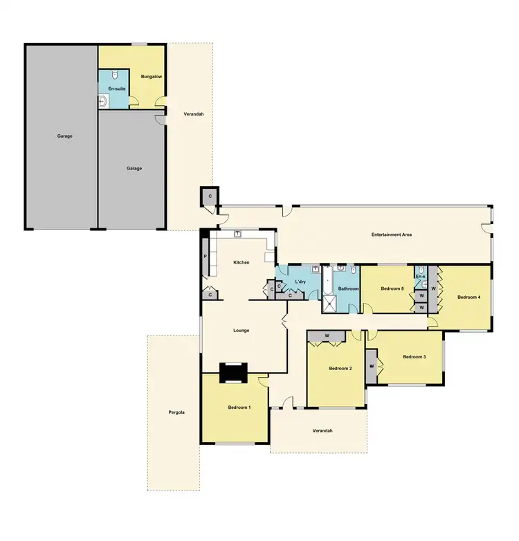 Floorplan of Homely house listing, 981 Bet Bet Creek Road, Bet Bet VIC 3472