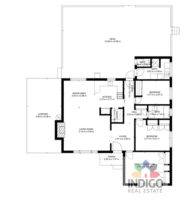 Floorplan of Homely house listing, 112 Settlers West Road, Chiltern VIC 3683