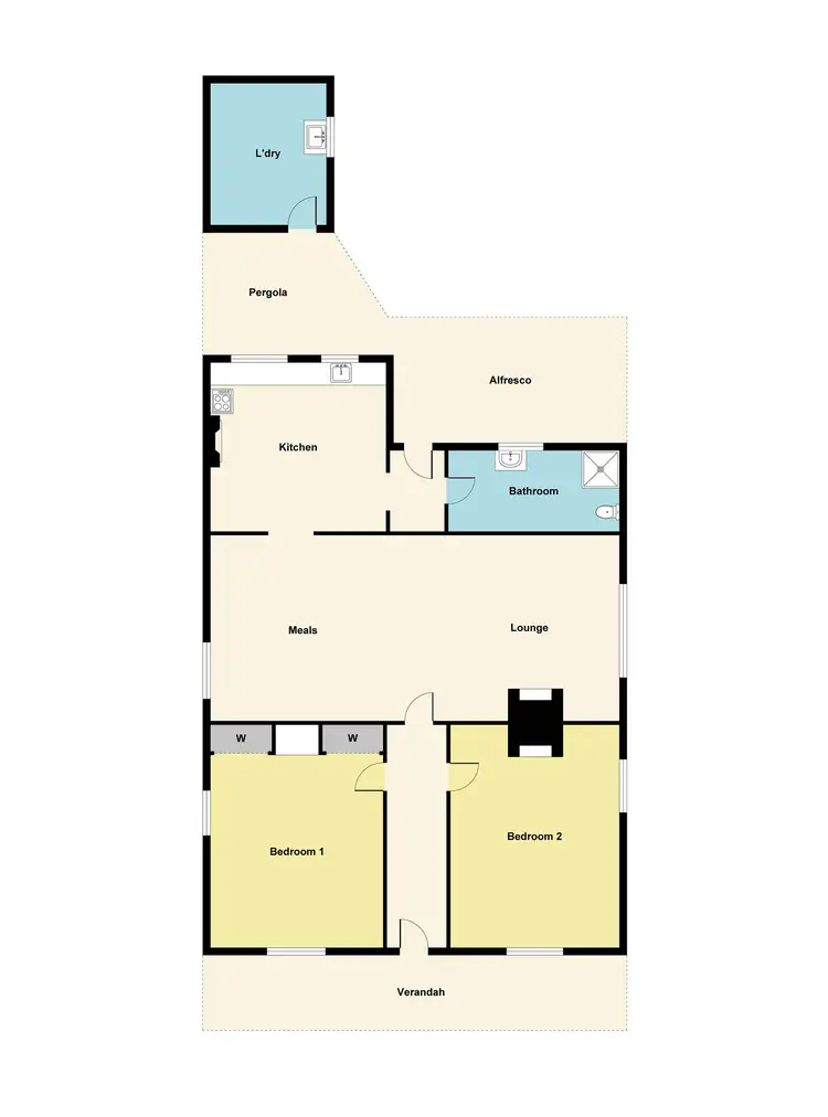 Floorplan of Homely house listing, 139 Broadway, Dunolly VIC 3472