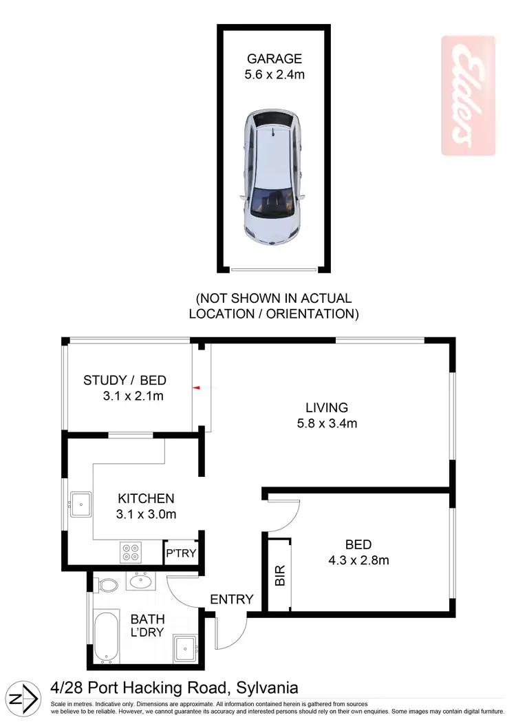 Floorplan of Homely apartment listing, 4/28 Port Hacking Road, Sylvania NSW 2224