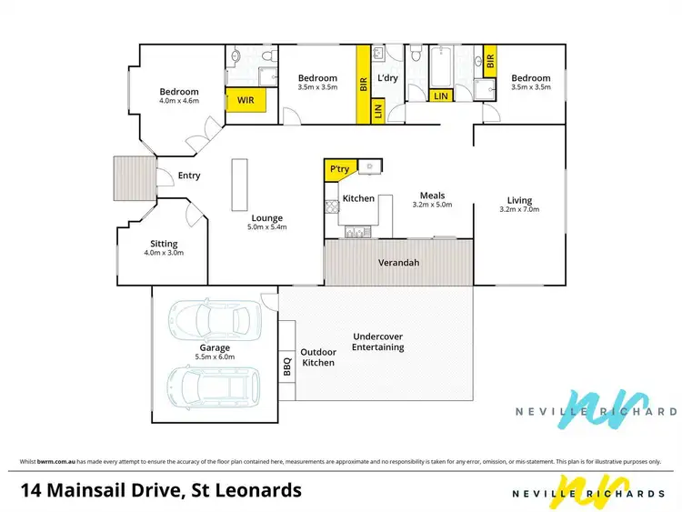 Floorplan of Homely house listing, 14 Mainsail Drive, St Leonards VIC 3223