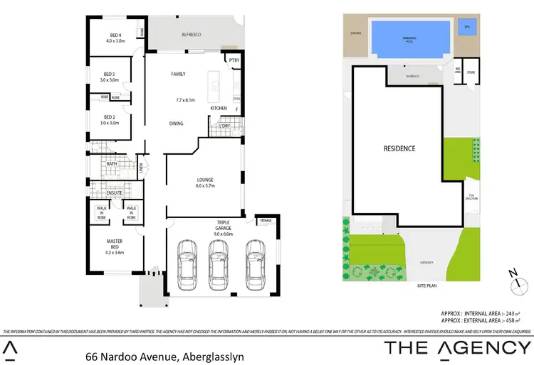 Floorplan of Homely house listing, 66 Nardoo Avenue, Aberglasslyn NSW 2320