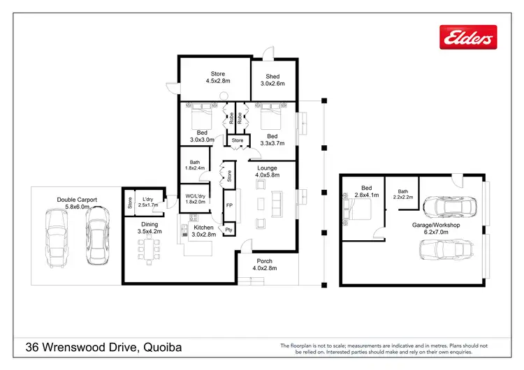 Floorplan of Homely house listing, 36 Wrenswood Drive, Quoiba TAS 7310