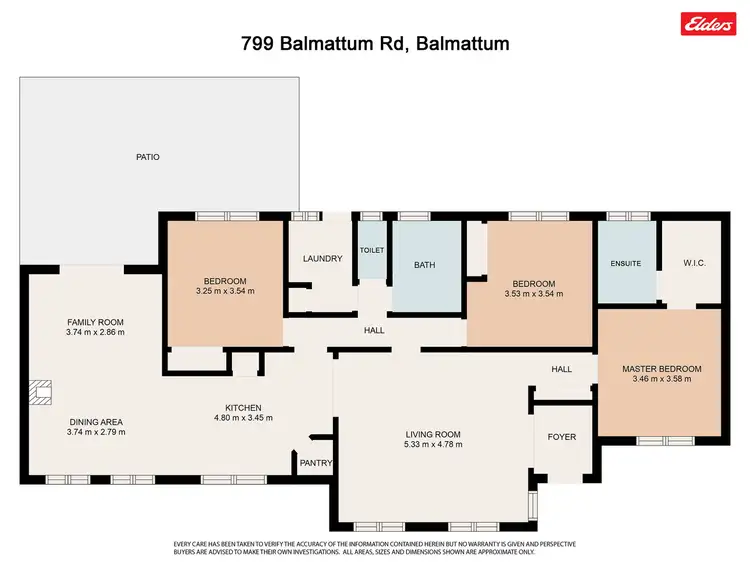 Floorplan of Homely rural property listing, 799 Balmattum Road, Balmattum via, Euroa VIC 3666